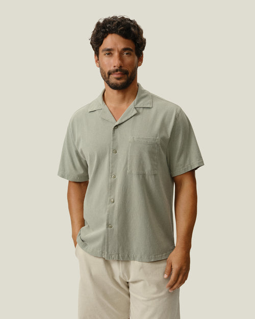 Featherweight Caza Camp Shirt / Riverstone