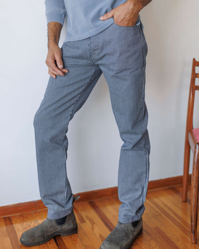 Denim Cham Pants / Indigo Lines