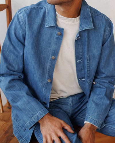 Denim Kite Jacket / Ocean