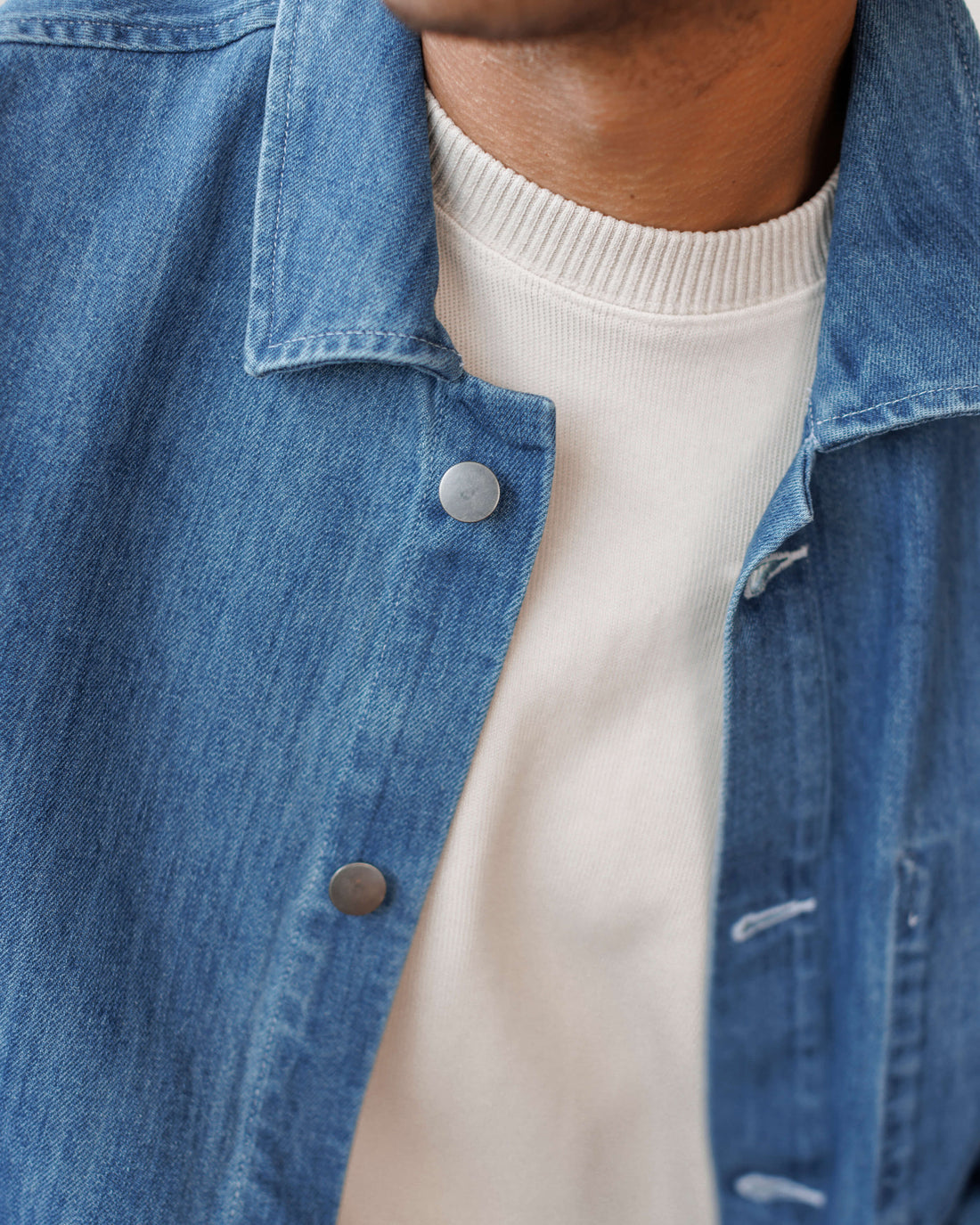 Denim Kite Jacket / Ocean