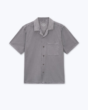 Air Cotton Camp Shirt / Silver
