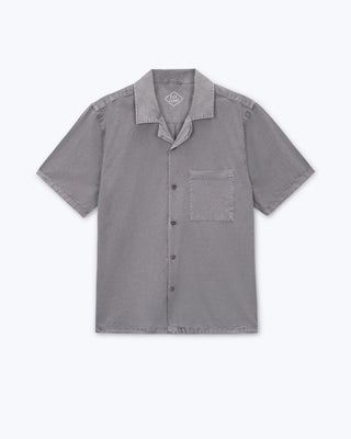 Air Cotton Camp Shirt / Silver