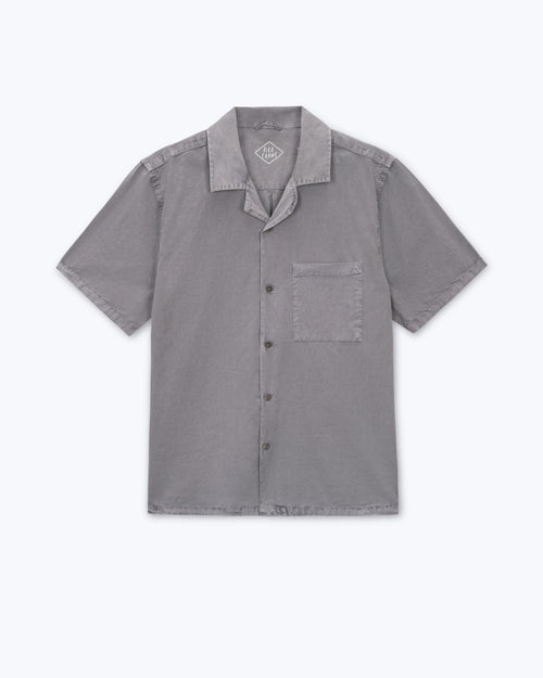 Air Cotton Camp Shirt / Silver