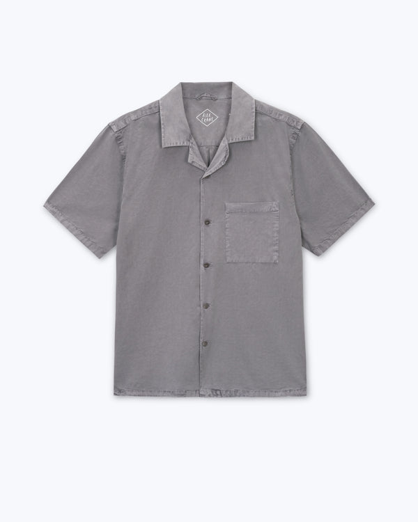 Air Cotton Camp Shirt / Silver