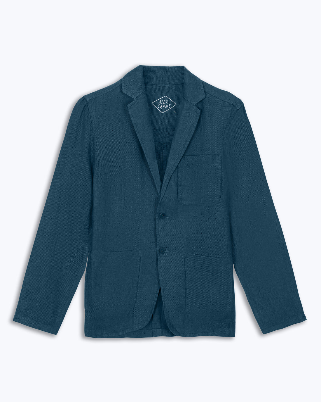 Alta Linen Unstructured Blazer / Dusk Blue
