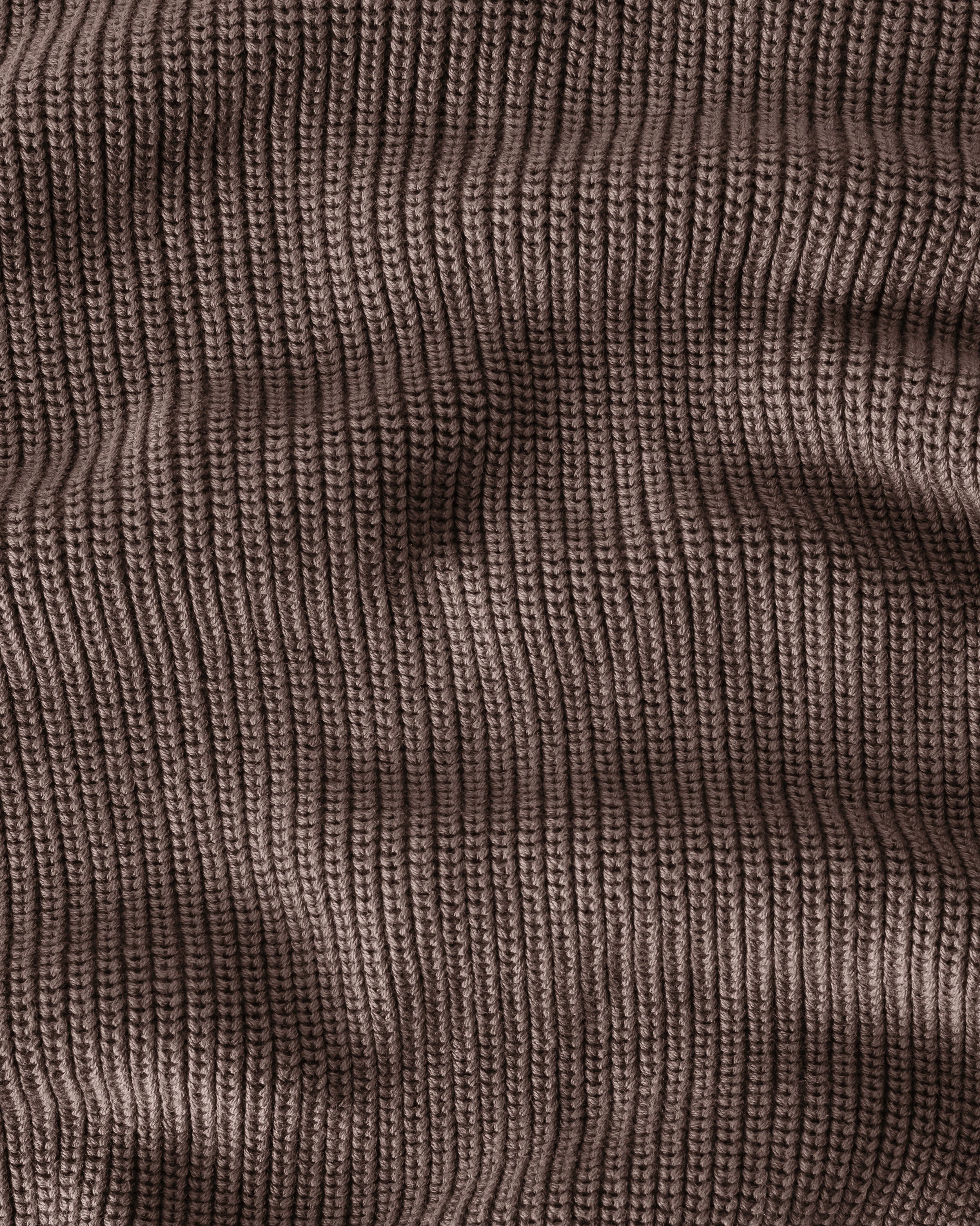 Bay Organic Cotton Chunky Knit Sweater / Faded Brown Coffee