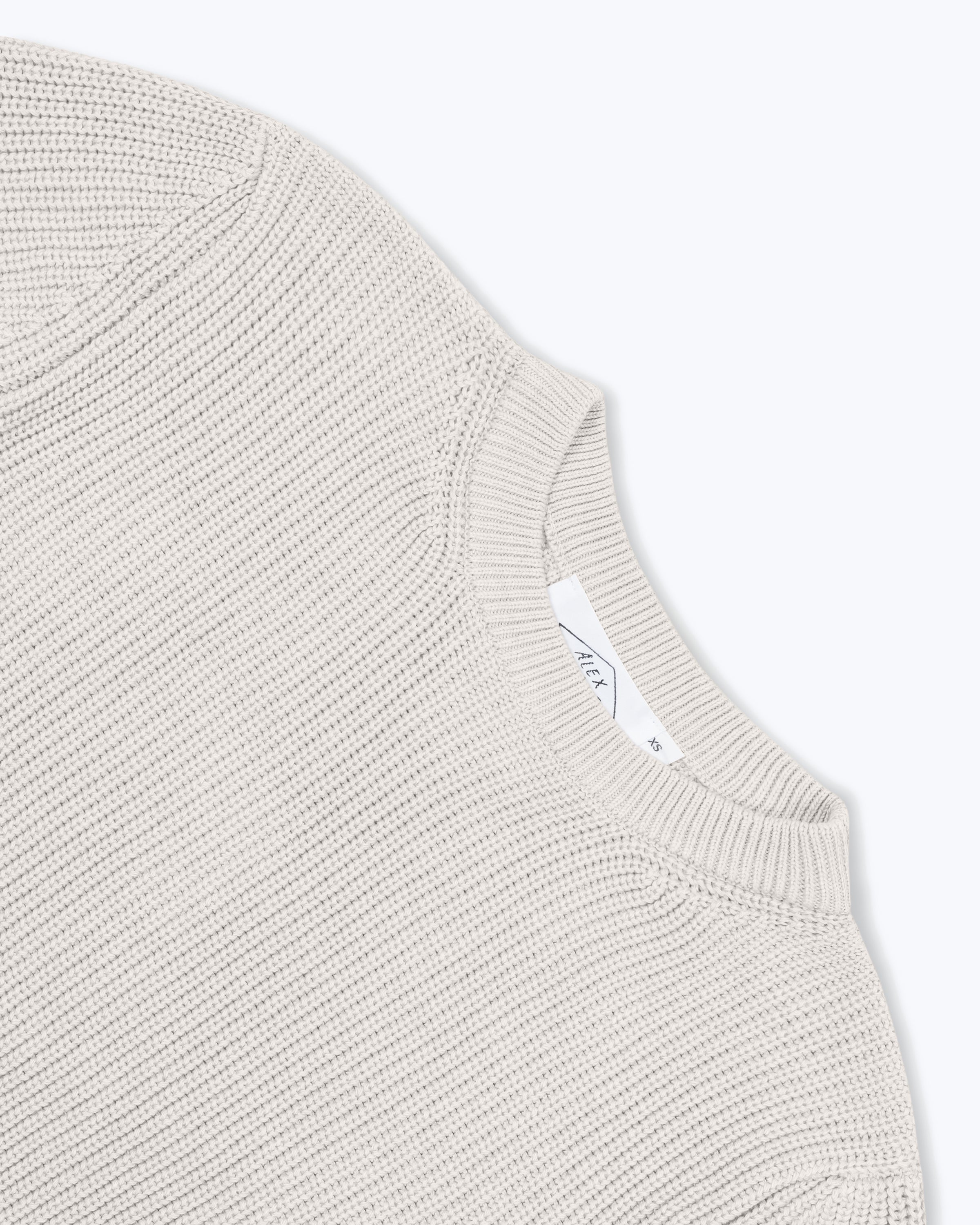 Bay Organic Cotton Chunky Knit Sweater / Cream Off White