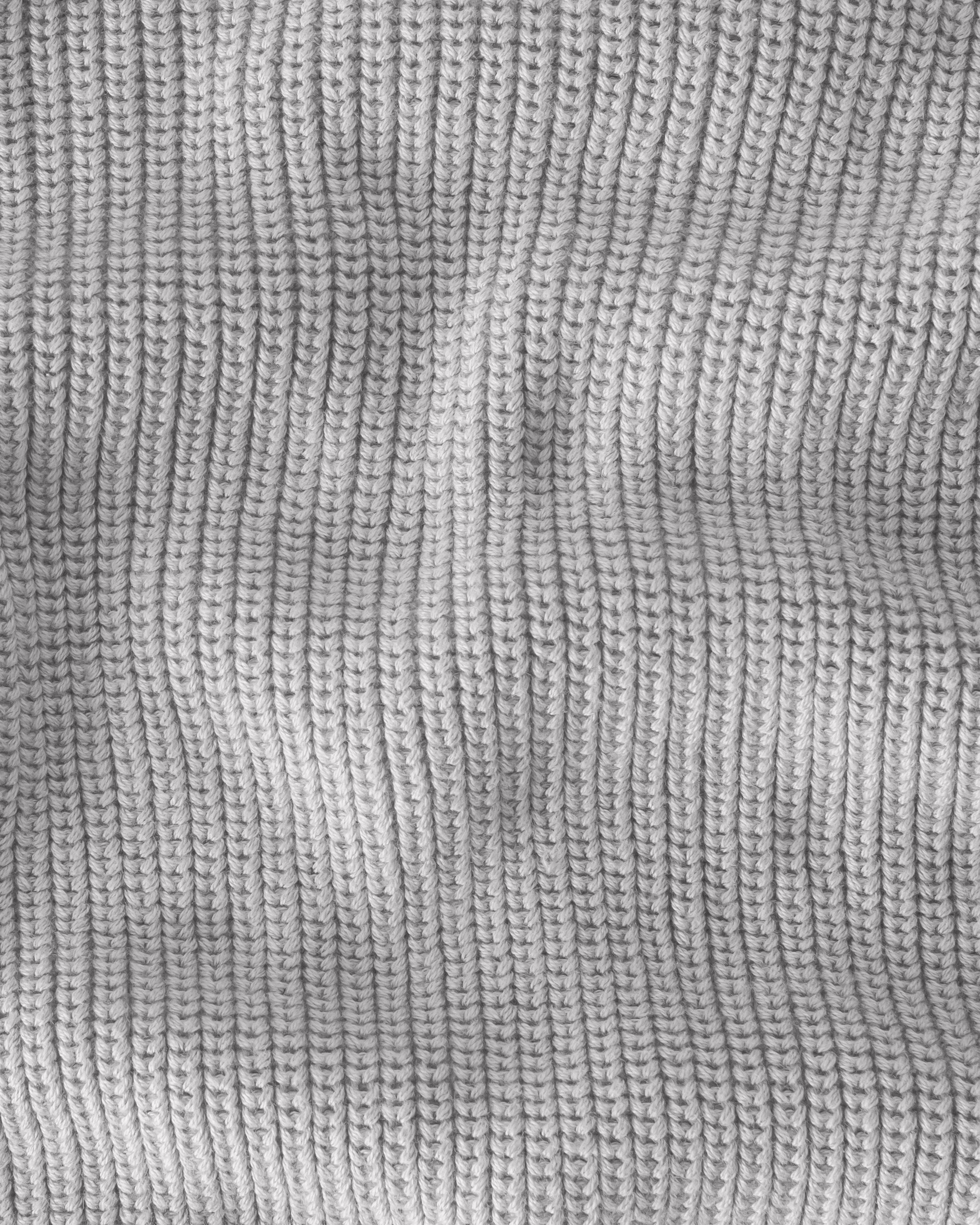 Bay Organic Cotton Chunky Knit Sweater / Faded Silver Steel
