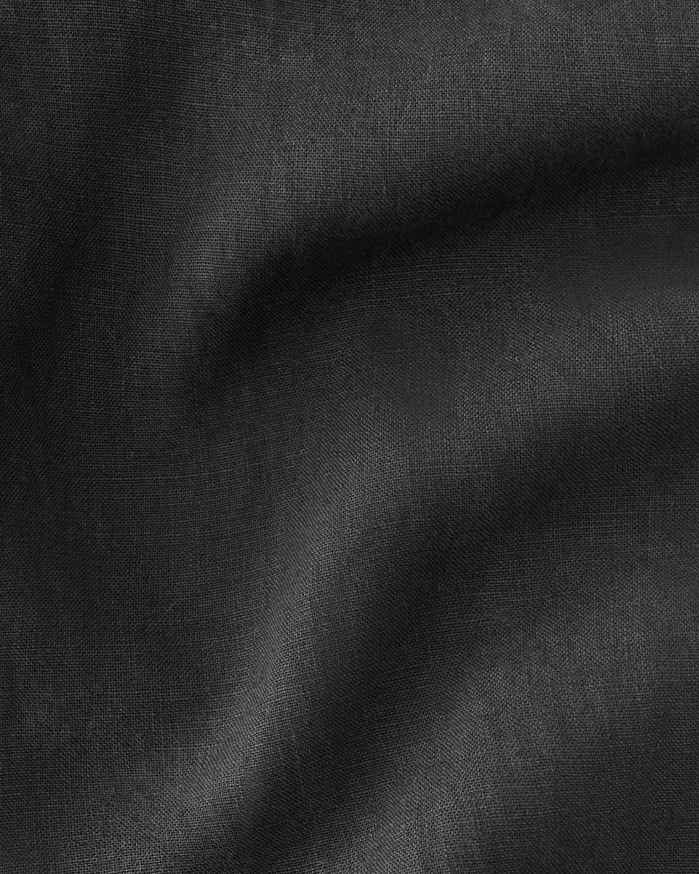 Sustainable French Linen / Black Night