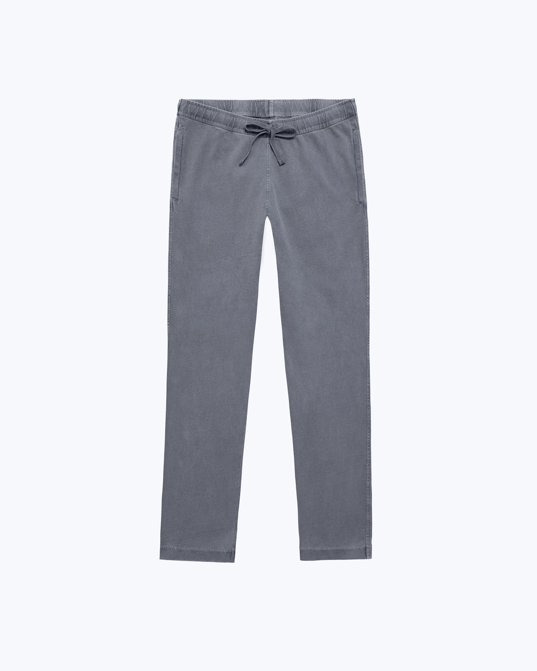 Caza Slubbly Organic Cotton Drawstring Pants / Faded Grey Slate