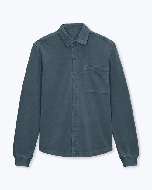 Caza Knit Shirt / Lake