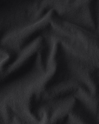 Caza Slubbly Organic Cotton Button Up Shirt / Black Night