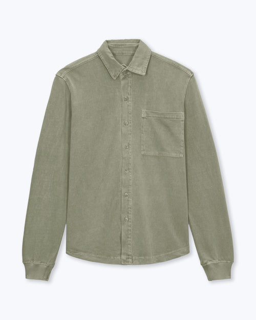 Caza Knit Shirt / Seagrass