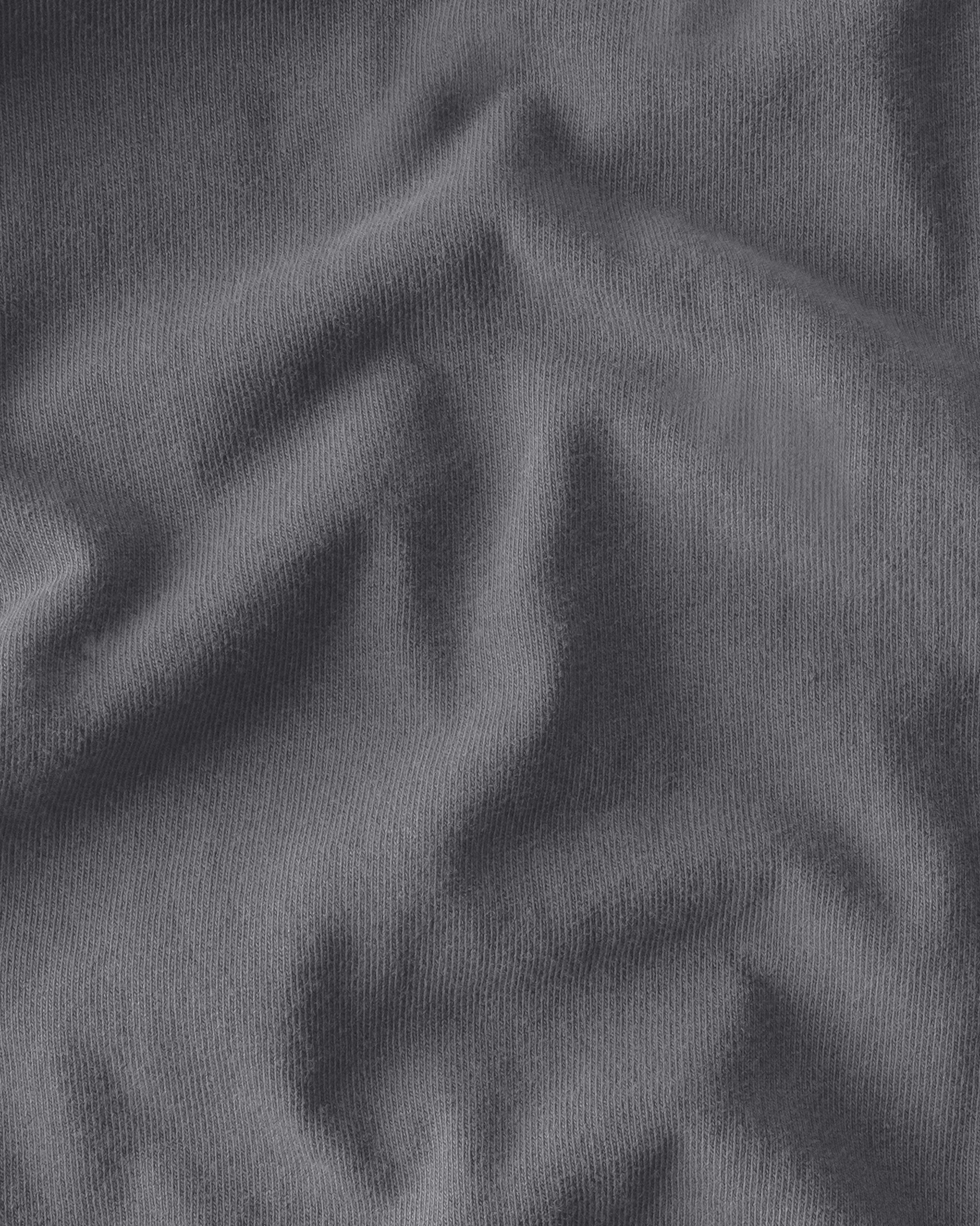 Caza Slubbly Organic Cotton Button Up Shirt / Faded Grey Slate