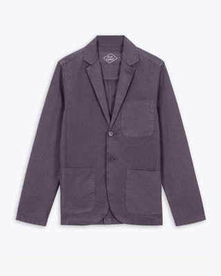 Organic Cotton Alta Unstructured Blazer / Purple Grey Ash