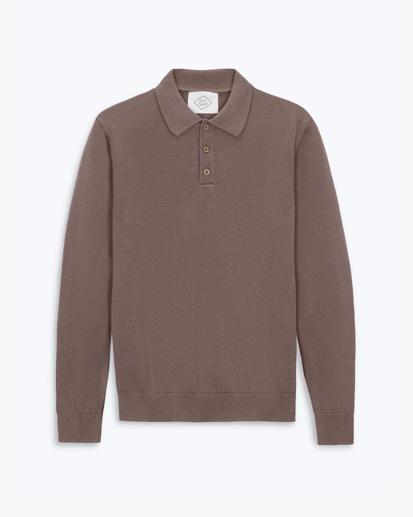 Feather Polo / Coffee