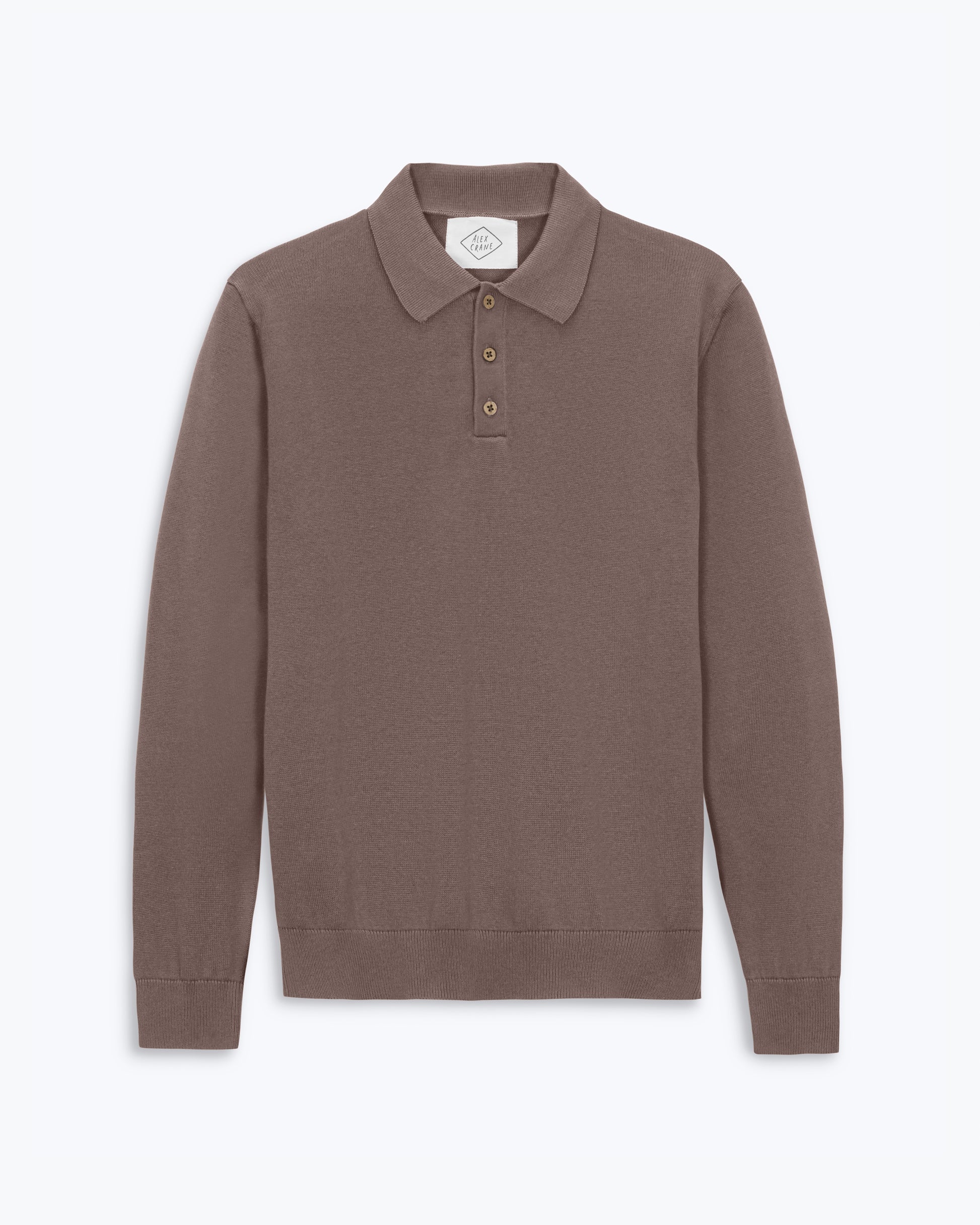 Feather Polo / Coffee