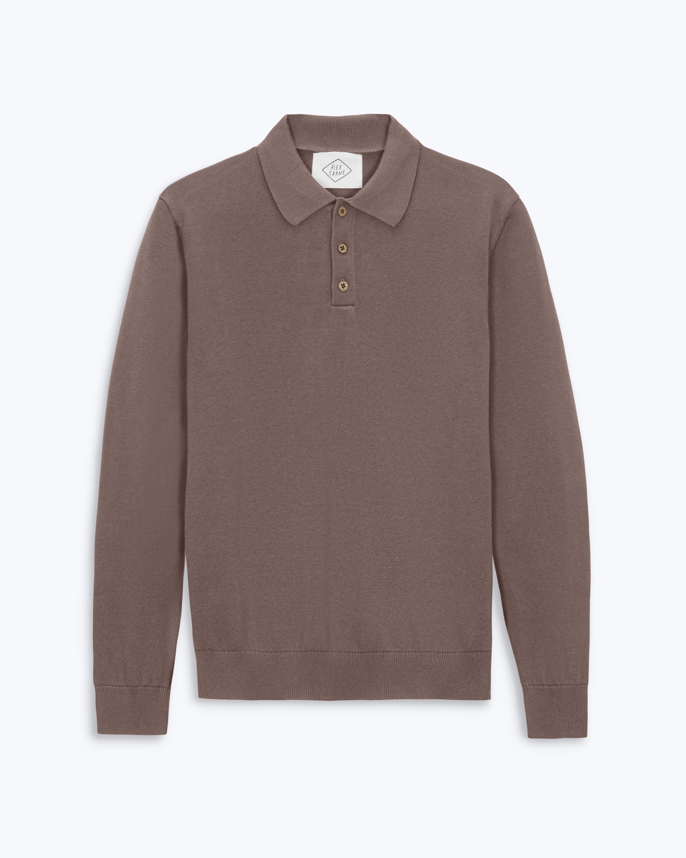Feather Polo / Coffee