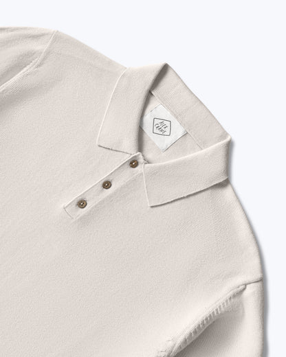 Feather Polo / Cream