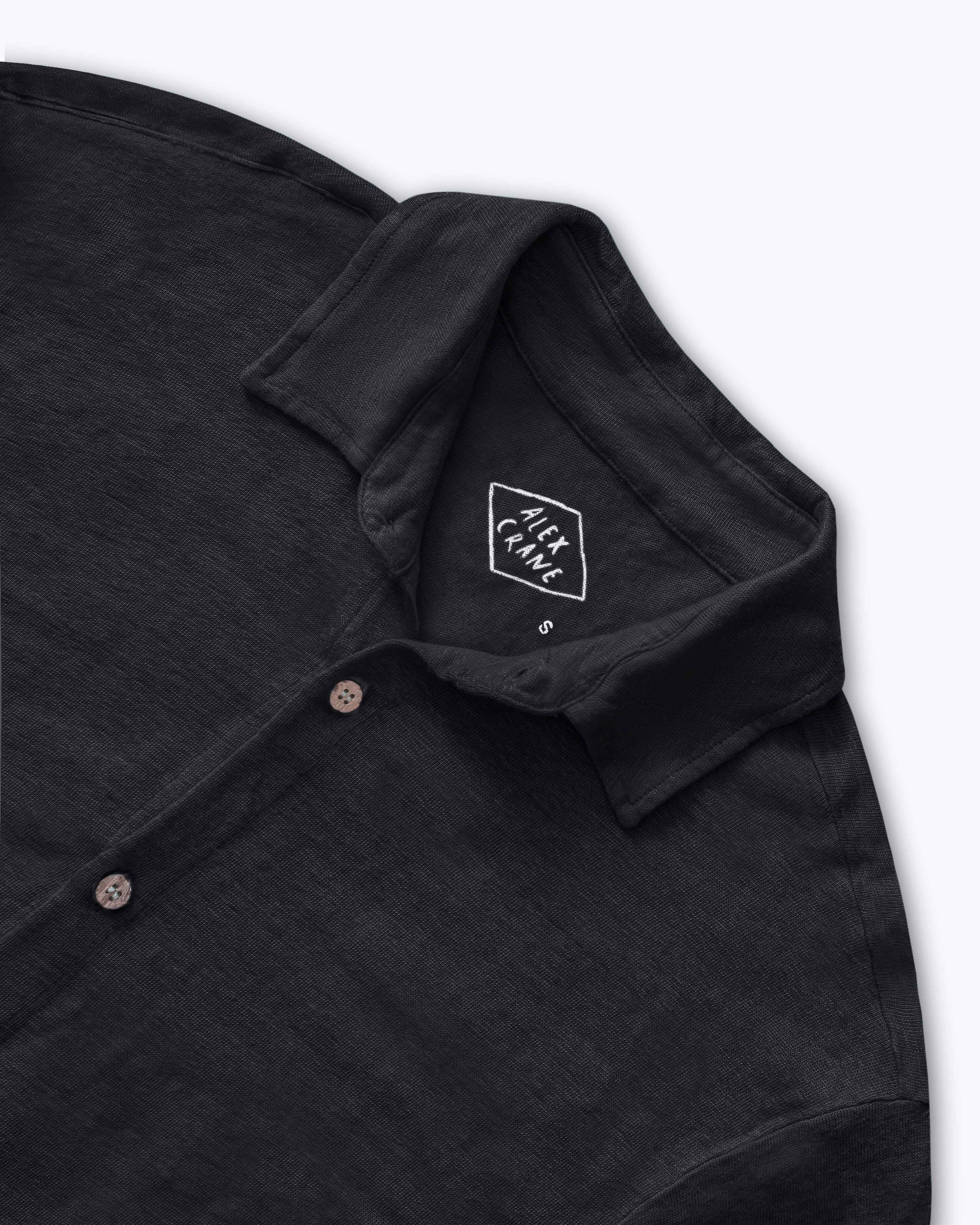 Knit Ola Linen Short Sleeve Button Up Shirt - Sustainable French