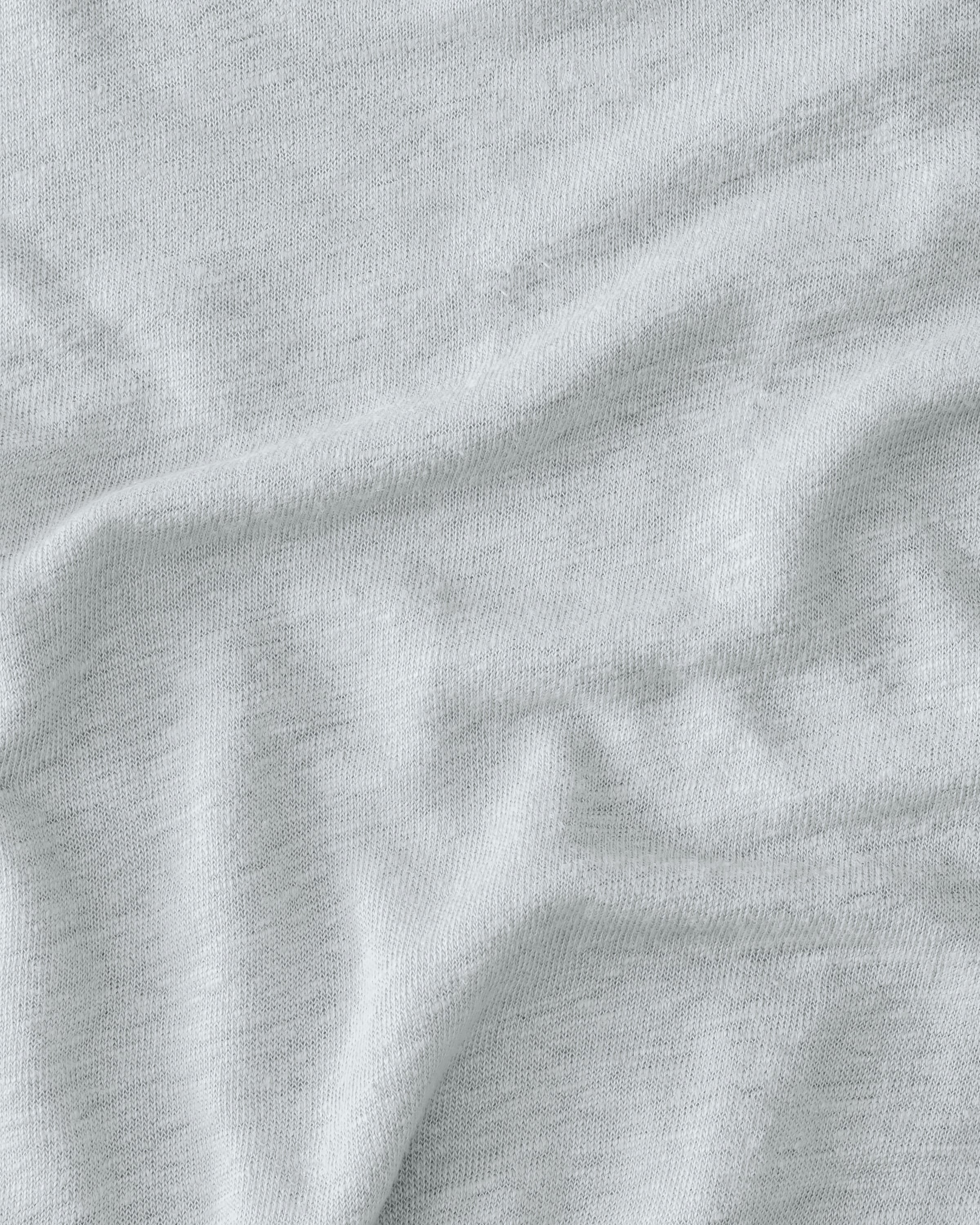 Knit Ola Linen Short Sleeve Button Up Shirt - Sustainable French Linen / Faded Silver Steel