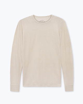 Long Sleeve Crepe Tee / Cream