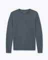 Long Sleeve Crepe Tee / Lake