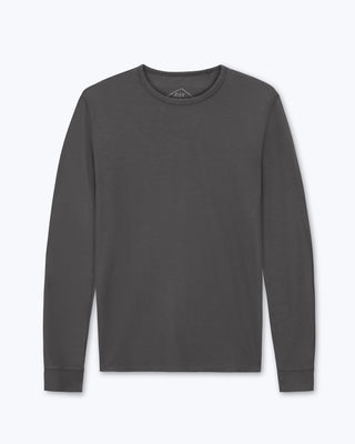 Long Sleeve Crepe Tee / Slate