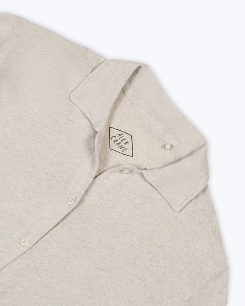 Women's Long Sleeve Knit Ola Shirt / Bone