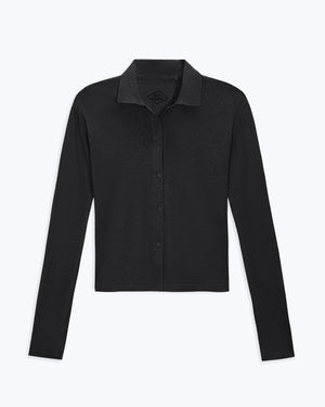 Women's Long Sleeve Knit Ola Shirt / Night