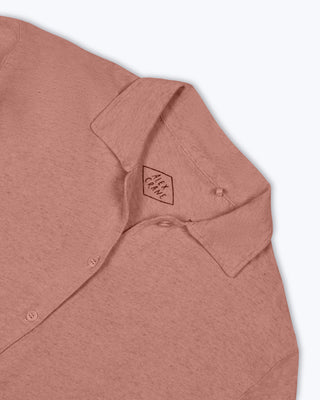 Women's Long Sleeve Knit Ola Shirt / Rose