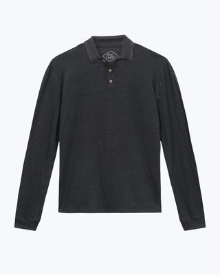 Long Sleeve Knit Polo / Night