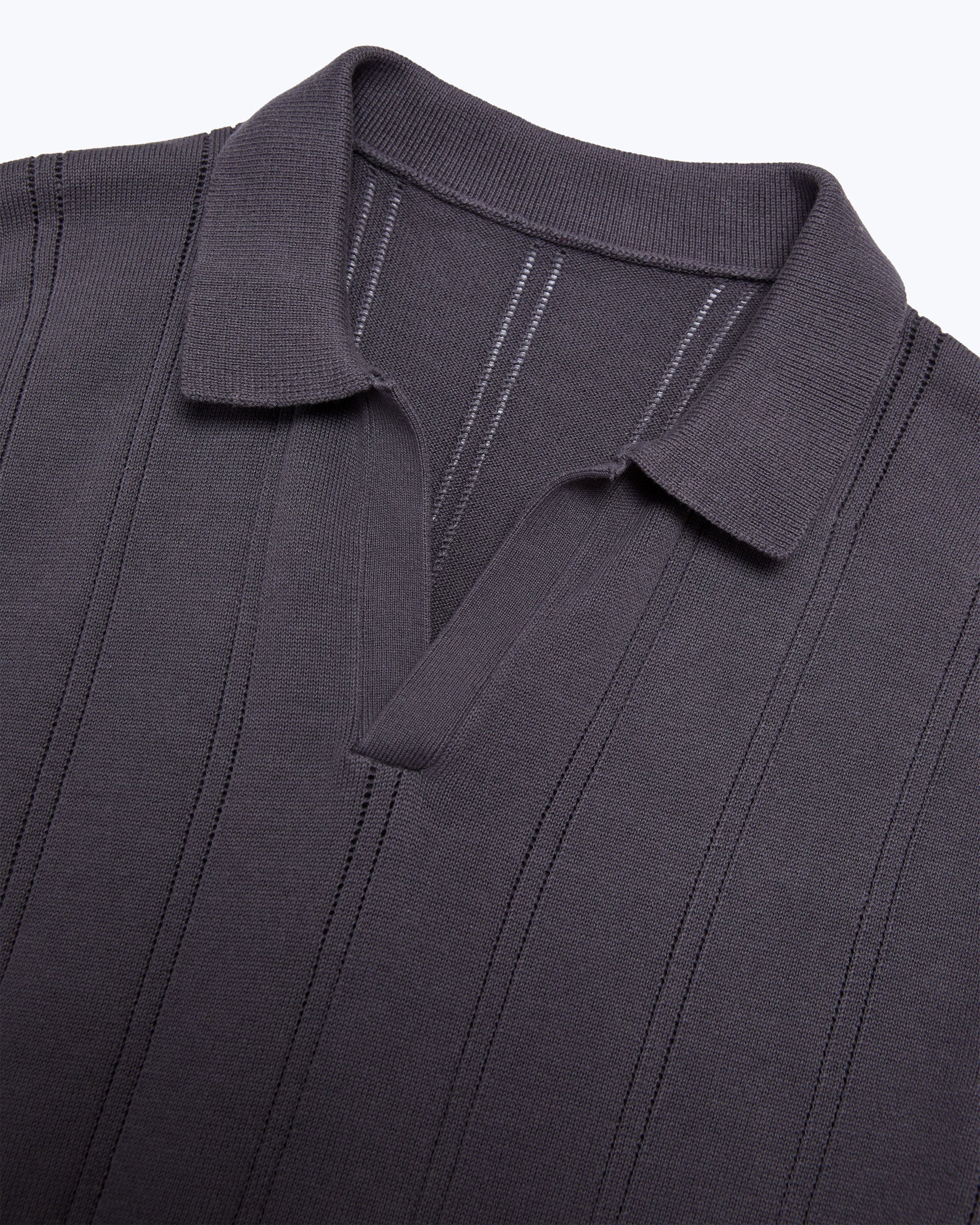 Lolo Drop Needle Sweater Polo / Ash – Alex Crane