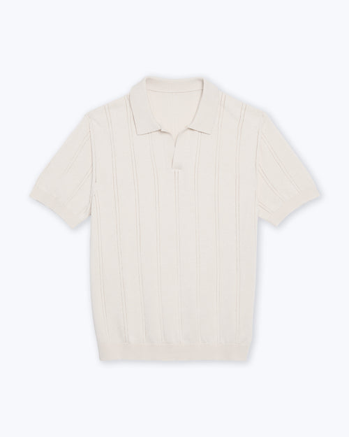 Lolo Drop Needle Sweater Polo / Shell