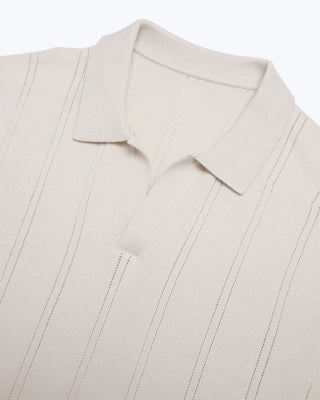 Lolo Drop Needle Sweater Polo / Shell