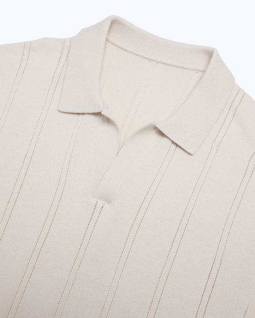 Lolo Drop Needle Sweater Polo / Shell