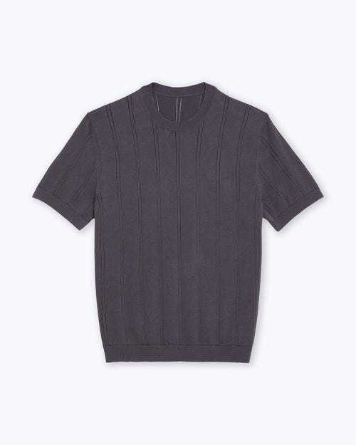 Lolo Drop Needle Sweater Tee / Ash