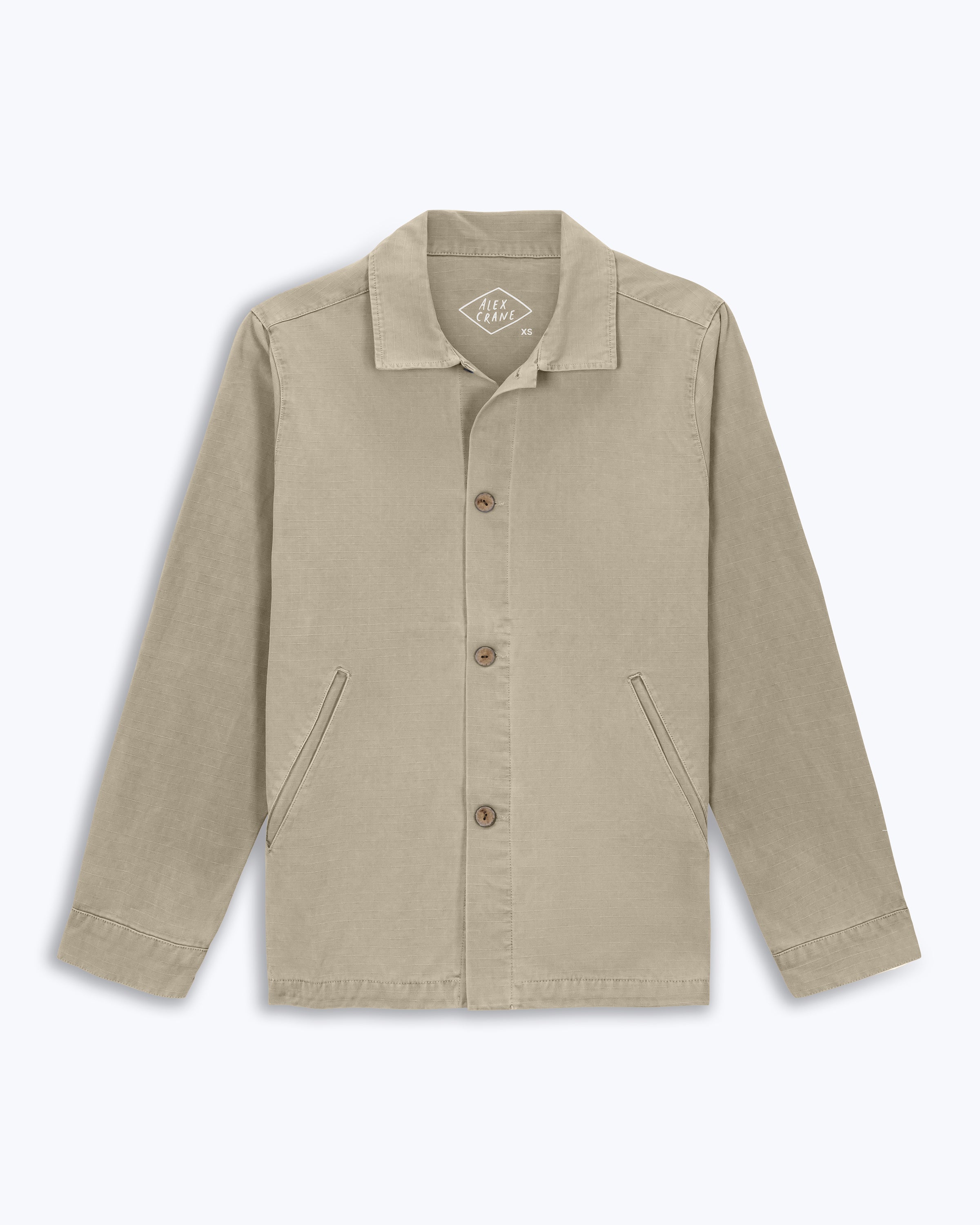 Pac Organic Cotton Ripstop Chore Jacket / Brown Gold Clay
