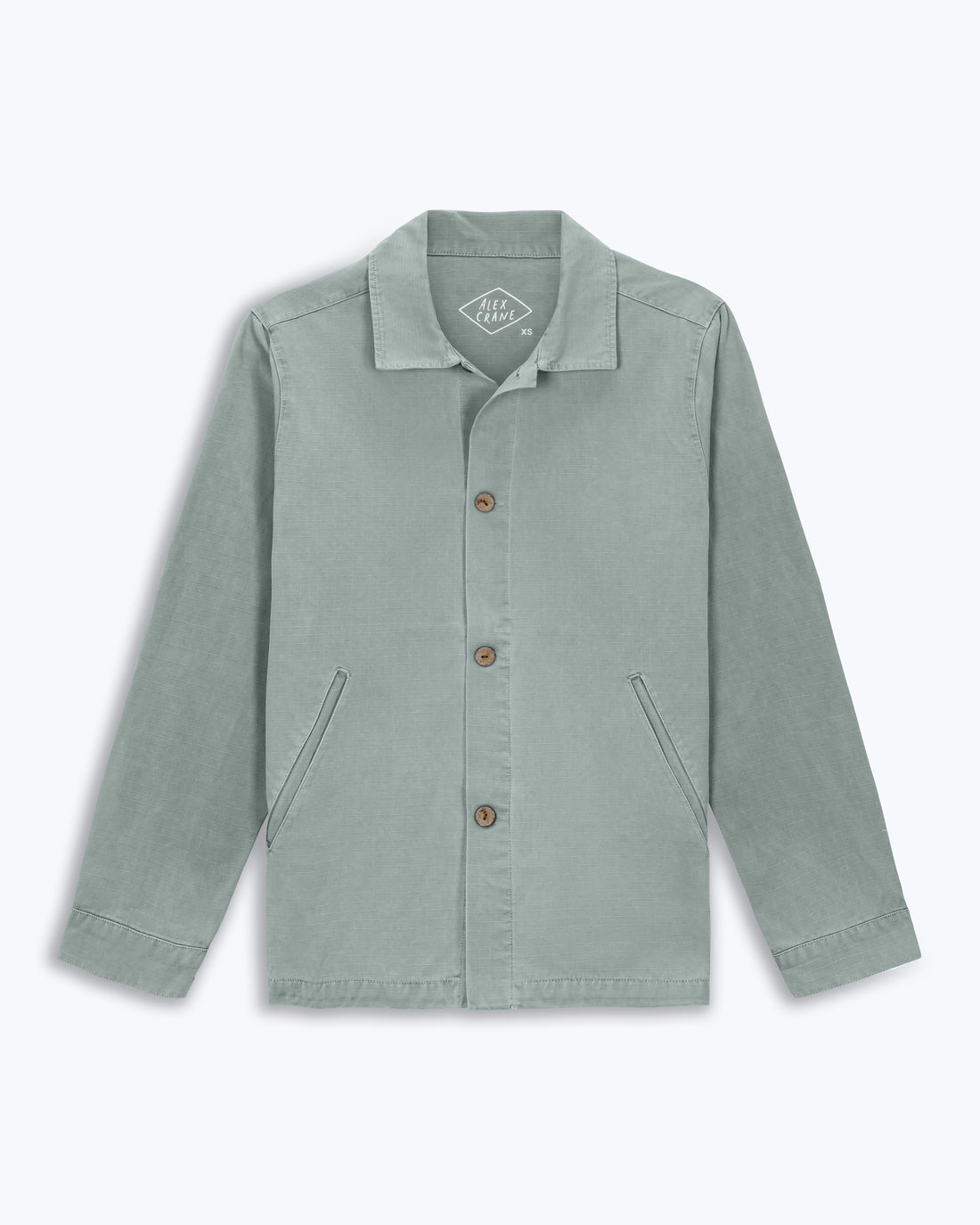 Pac Organic Cotton Ripstop Chore Jacket / Faded Green Jade