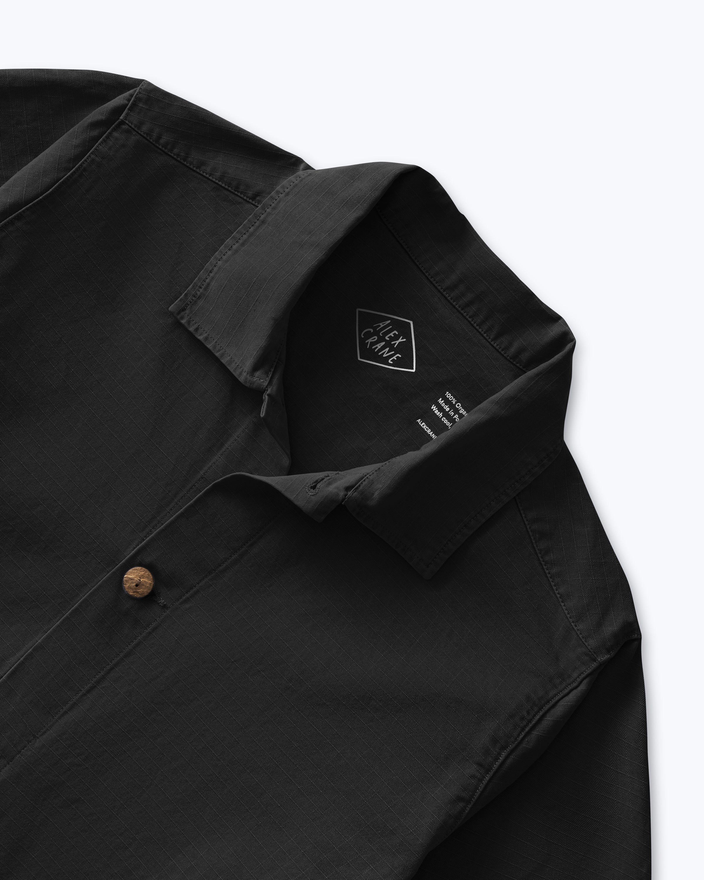 Pac Organic Cotton Ripstop Chore Jacket / Black Night