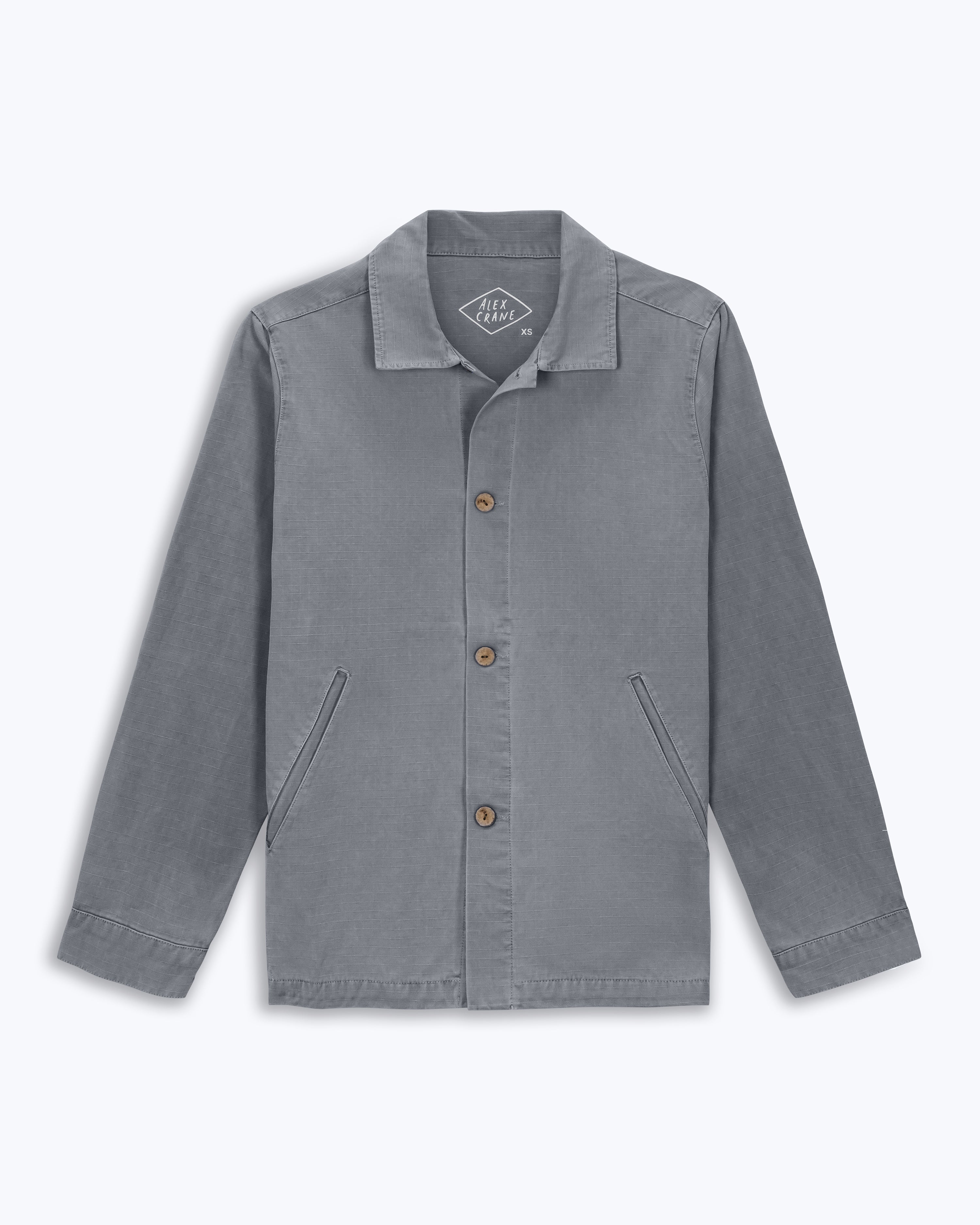 Pac Organic Cotton Ripstop Chore Jacket / Faded Grey Slate – Alex
