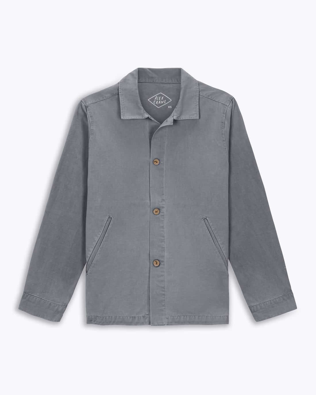 Pac Organic Cotton Ripstop Chore Jacket / Faded Grey Slate