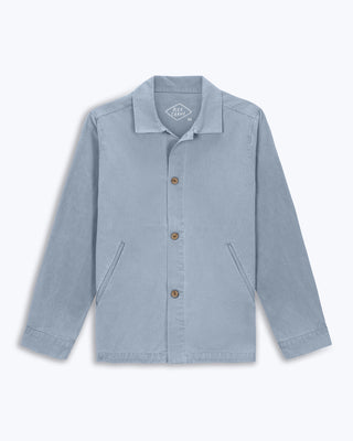 Pac Organic Cotton Ripstop Chore Jacket / Faded Blue Wave
