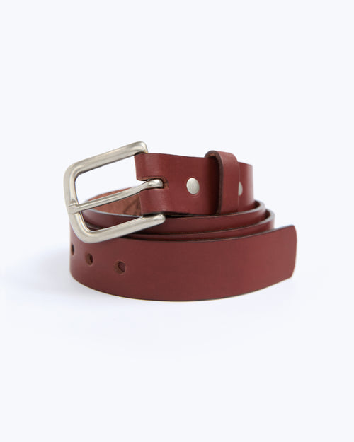 Pilot Leather Belt / Chestnut