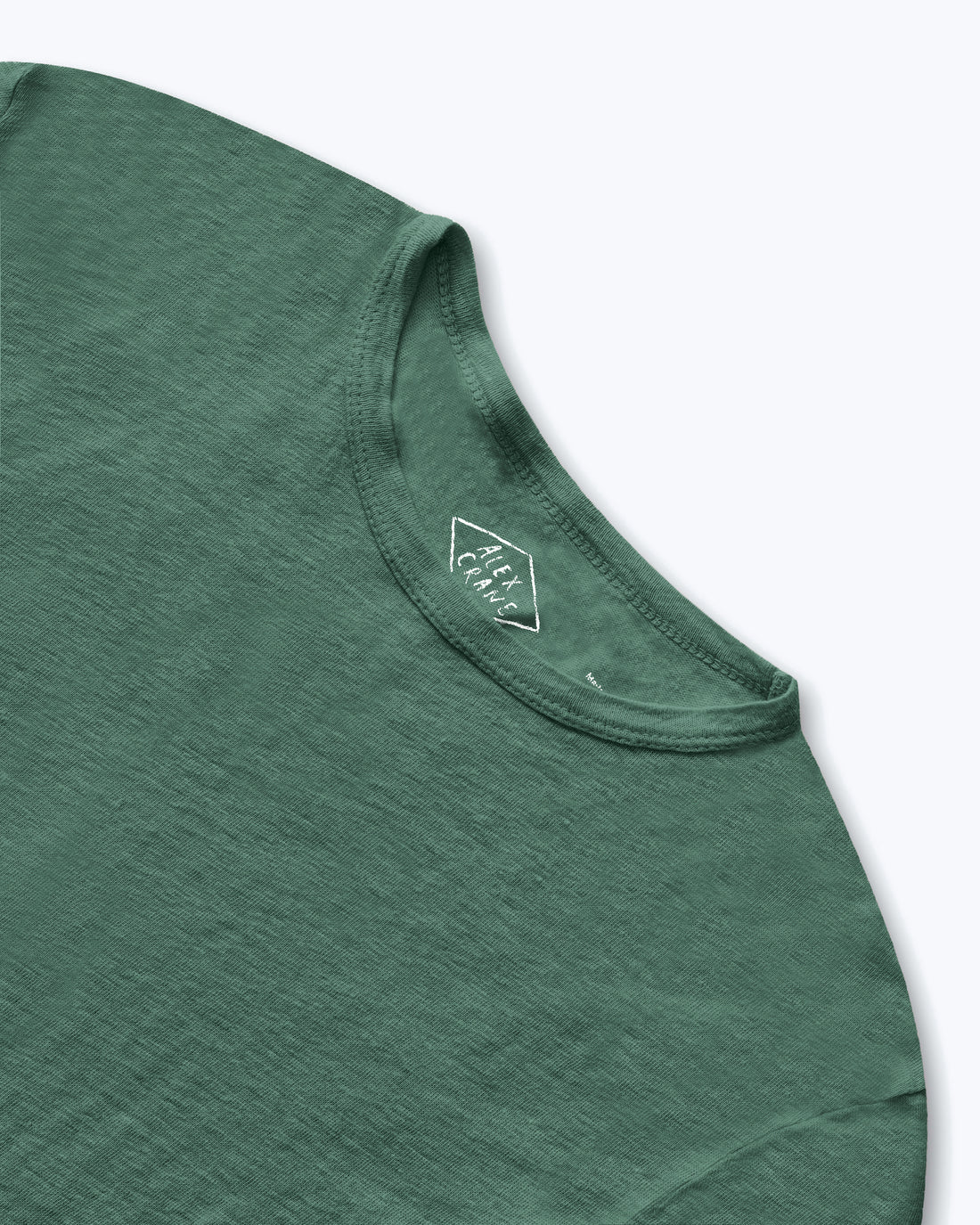 Sun Knit Linen T-Shirt - Sustainable French Linen / Forest Green Pine