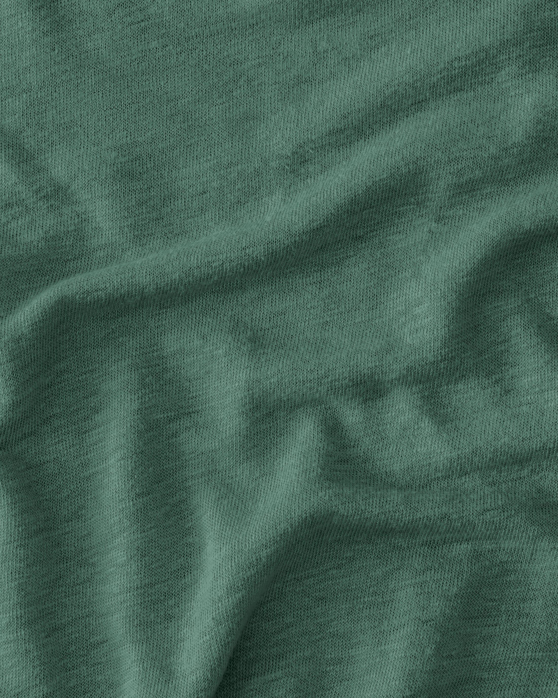Sun Knit Linen T-Shirt - Sustainable French Linen / Forest Green Pine