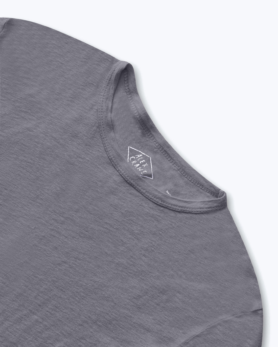 Sun Knit Linen Long Sleeve T-Shirt - Sustainable French Linen / Faded Grey Slate
