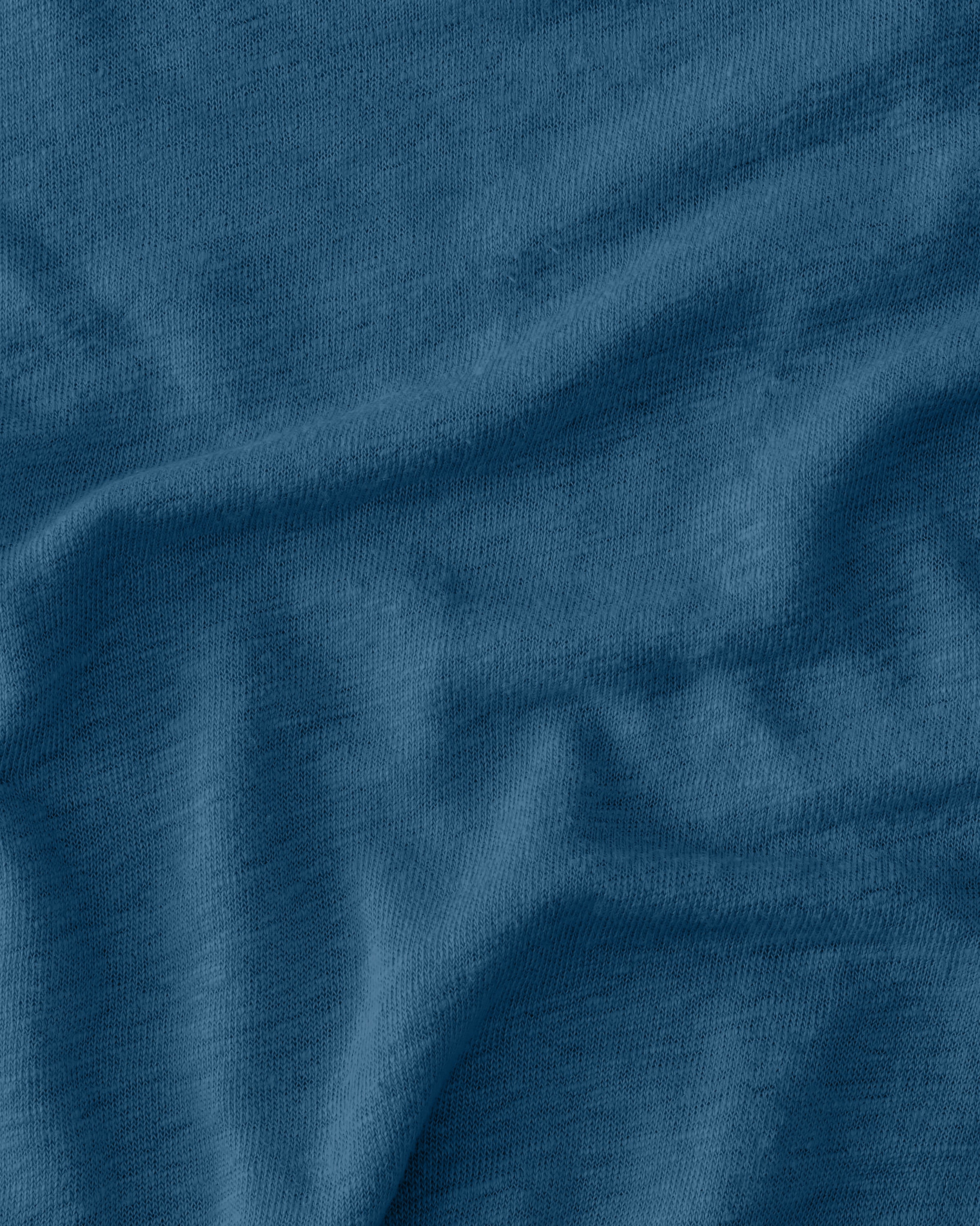 Sun Knit Linen T-Shirt - Sustainable French Linen / Dusk Blue