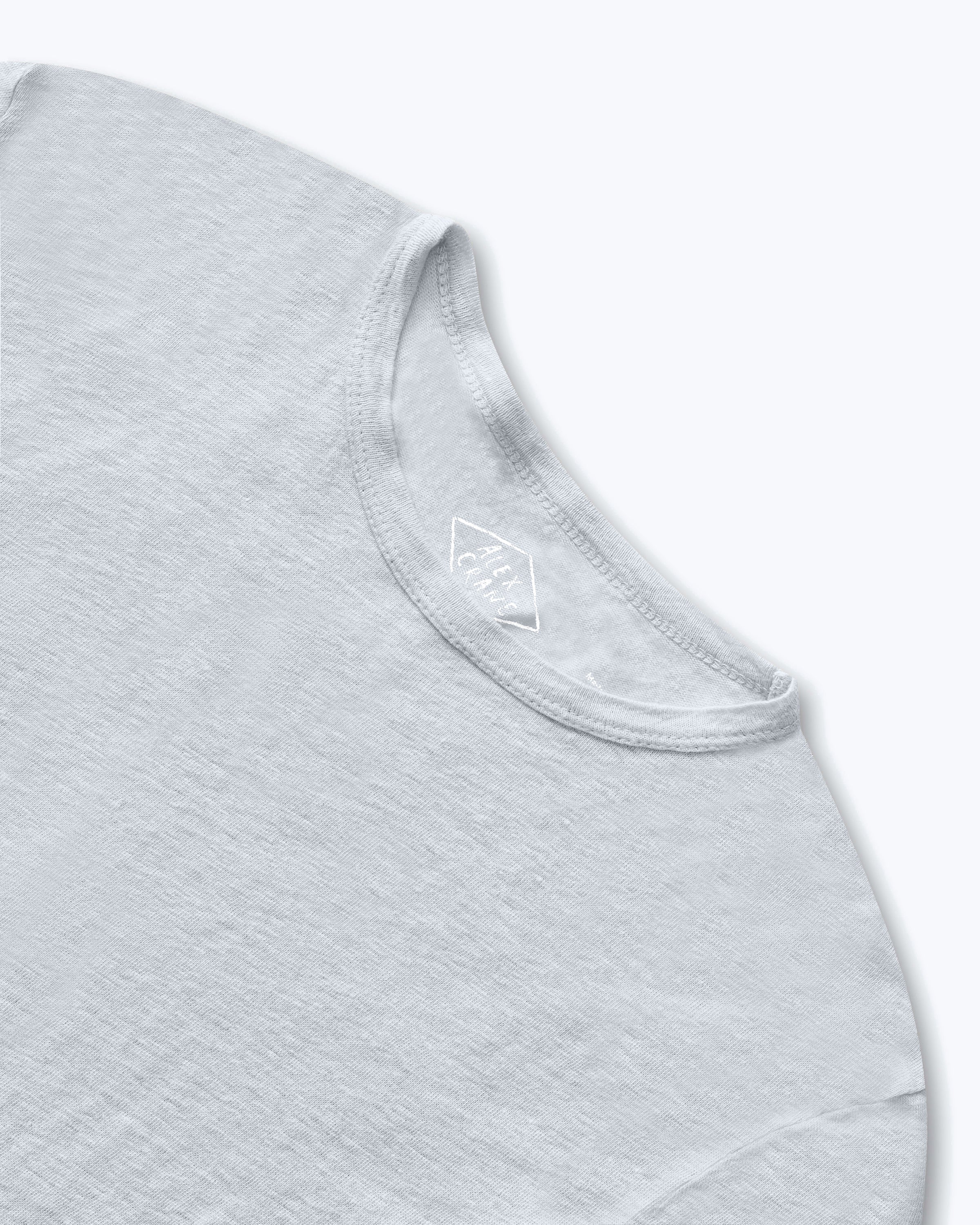 Sun Knit Linen T-Shirt - Sustainable French Linen / Faded Silver Steel