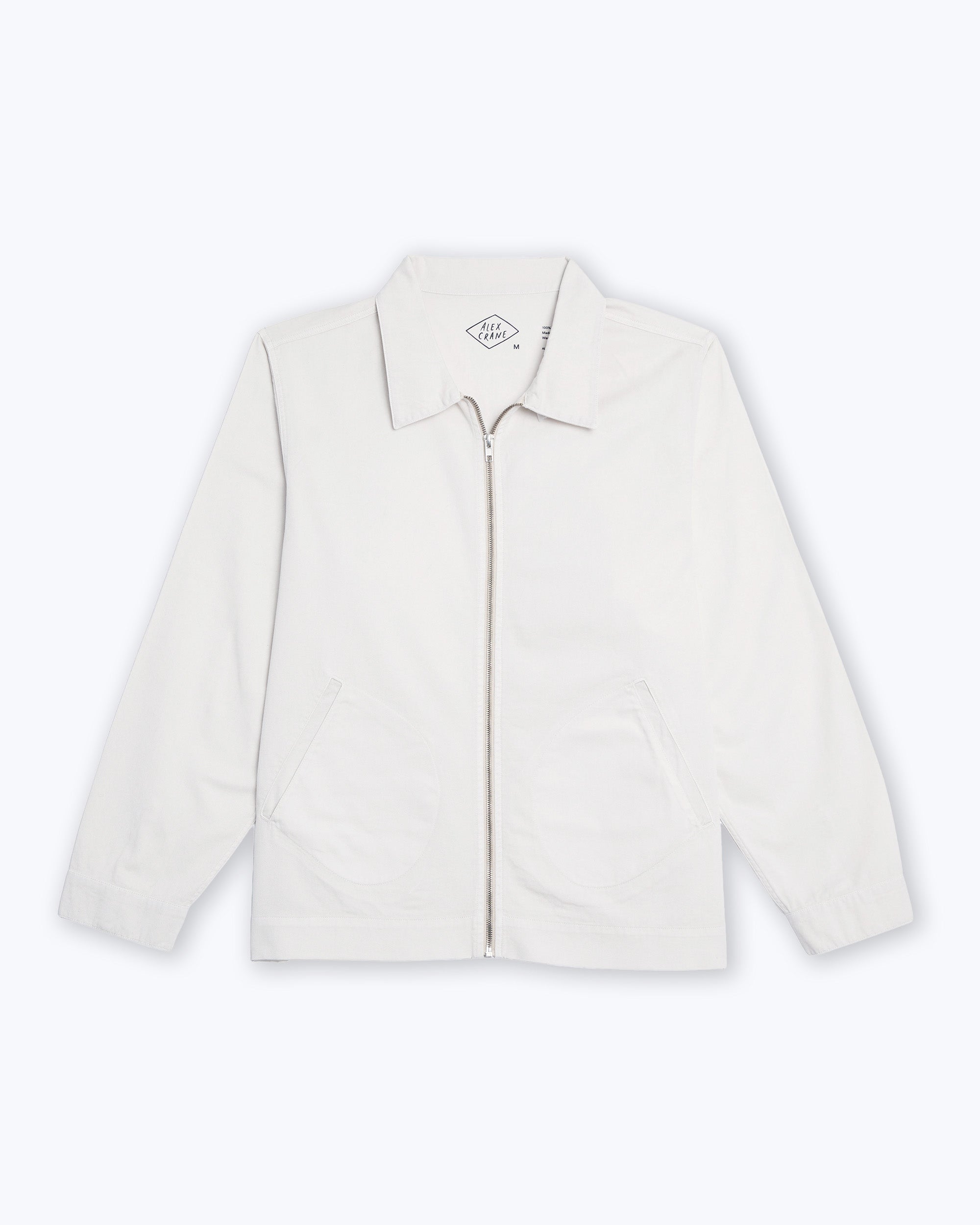 Twill Zip Jacket / Cream – Alex Crane